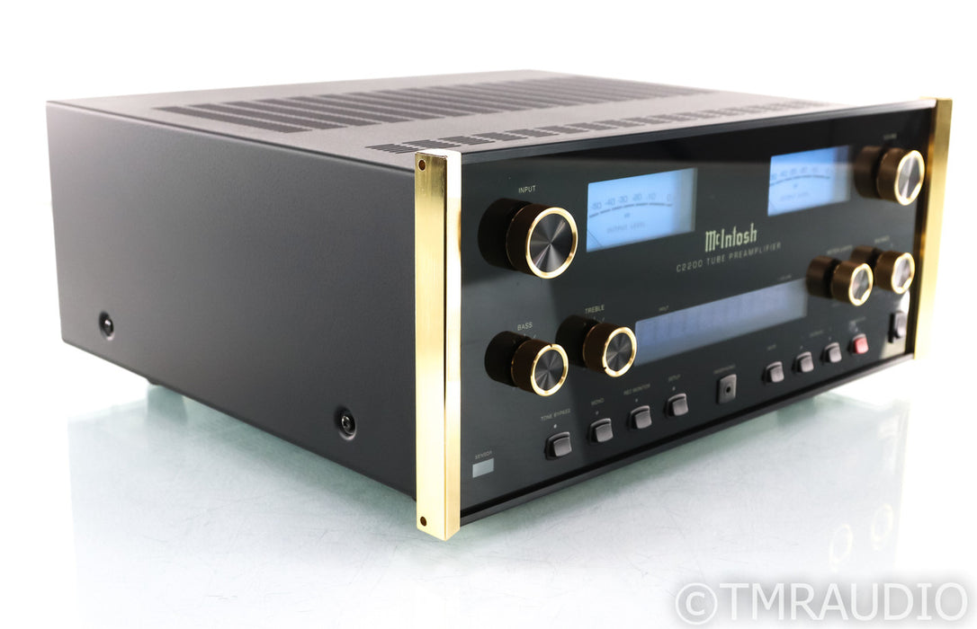 McIntosh C2200 Stereo Tube Preamplifier; C-2200; Limited Edition; Gold; Remote