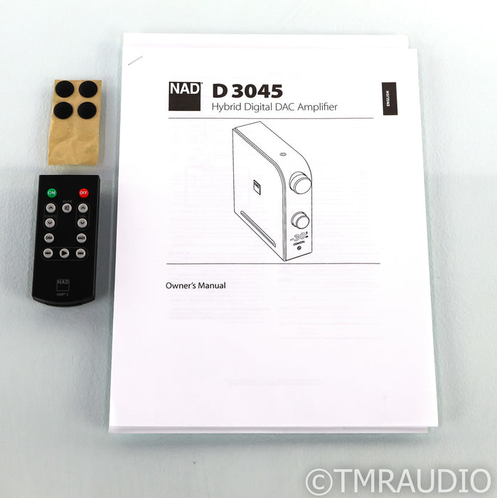 NAD D 3045 Stereo Integrated Amplifier; D3045; MM Phono; Bluetooth; Remote