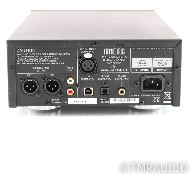Musical Fidelity M1DAC Upsampling DAC; D/A Converter; M1-DAC; Black