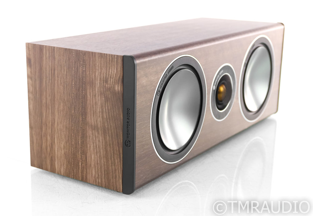 Monitor Audio Bronze Centre Center Channel Speaker; Walnut