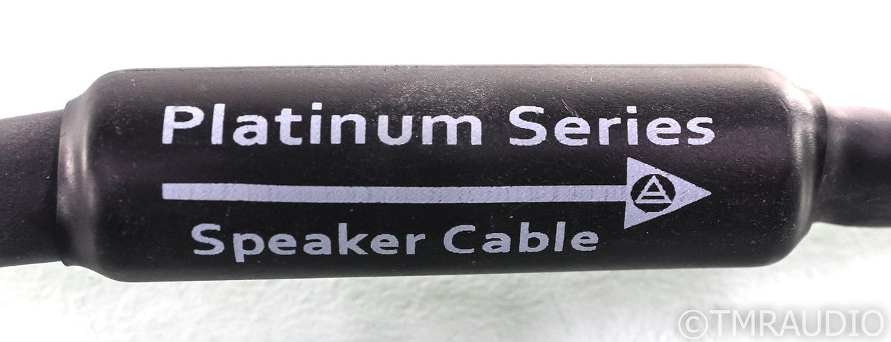 WyWires Platinum Series Speaker Cables; 8ft Pair