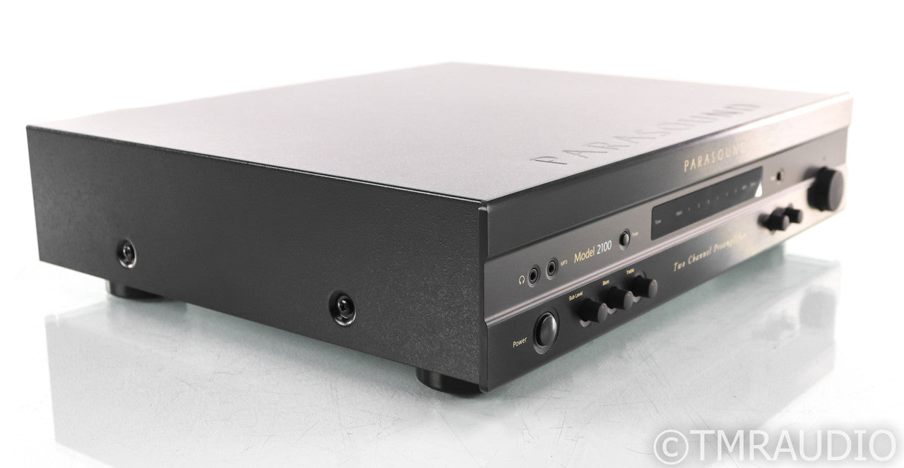 Parasound NewClassic Model 2100 2.1 Channel Preamplifier; Black; Remote