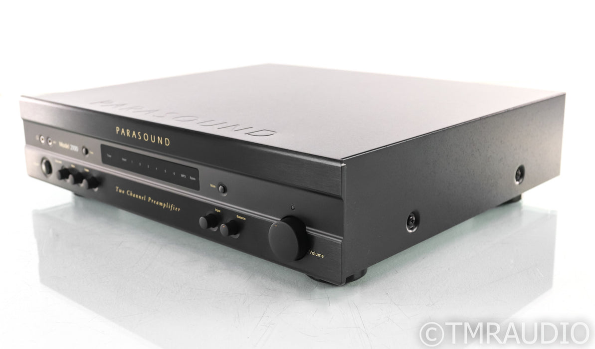 Parasound NewClassic Model 2100 2.1 Channel Preamplifier; Black; Remote