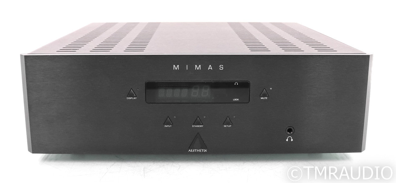 Aesthetix Mimas; Integrated Amplifier; Phono, DAC, Black; Integrated Amplifier; Phono, DAC, Black