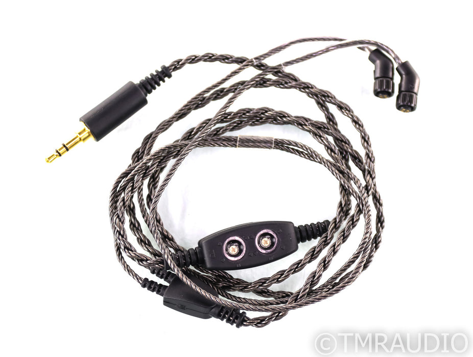 Moon Audio Silver Dragon IEM V2 Headphone Cable; 4ft; For 4-pin JH Audio IEMs