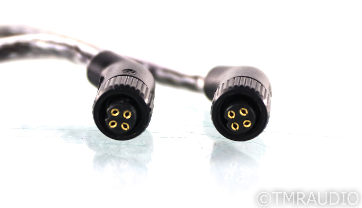 Moon Audio Silver Dragon IEM V2 Headphone Cable; 4ft; For 4-pin JH Audio IEMs