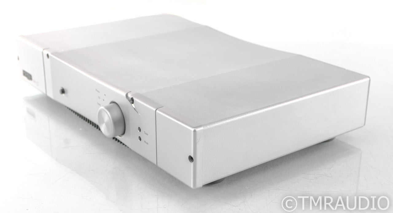 Rega Mira 3 Stereo Integrated Amplifier; Mira3; MM Phono; Remote (Cracked Faceplate)