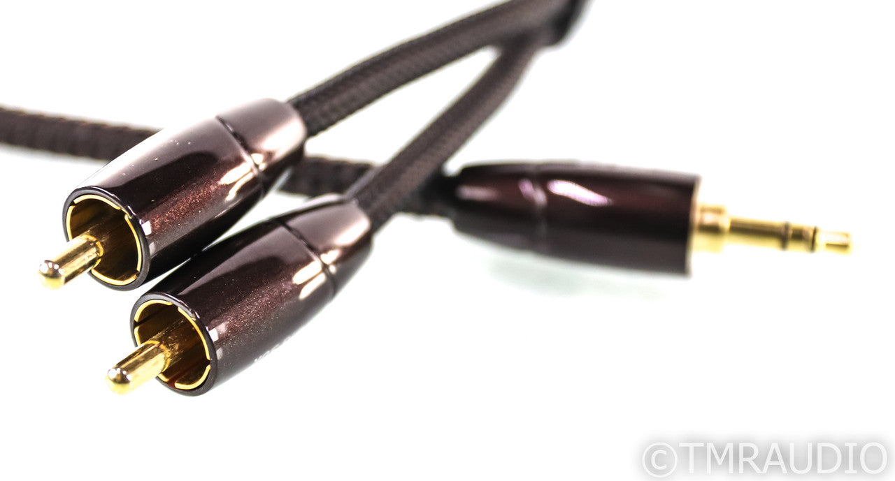 AudioQuest Big Sur RCA to 3.5mm Cable; Single .5m Interconnect