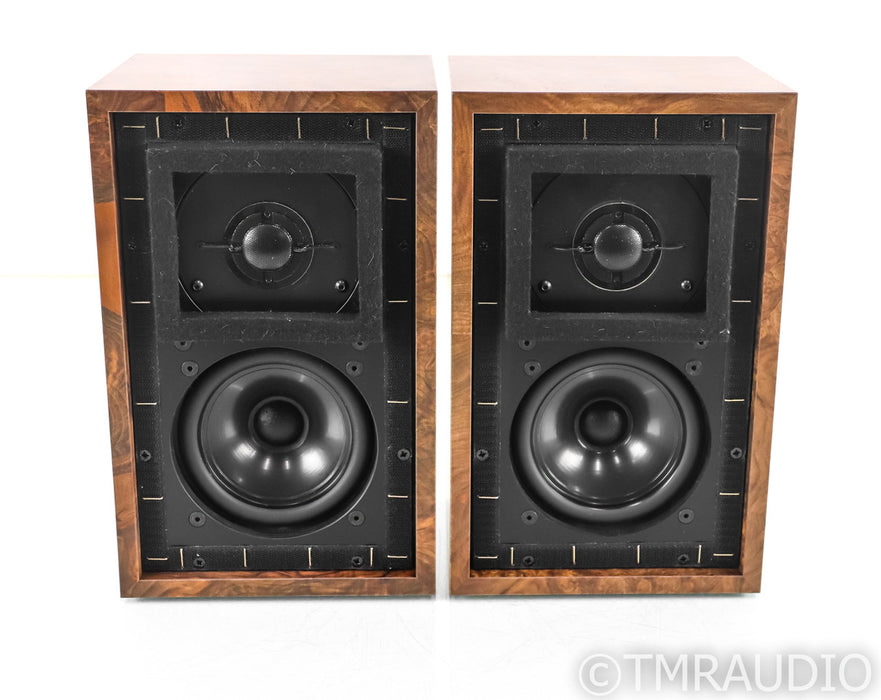 Falcon Acoustics LS3/5a Bookshelf Speakers; Burled Walnut Pair
