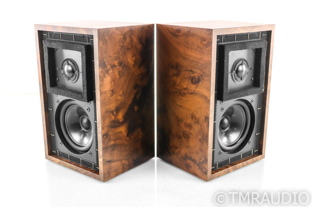 Falcon Acoustics LS3/5a Bookshelf Speakers; Burled Walnut Pair