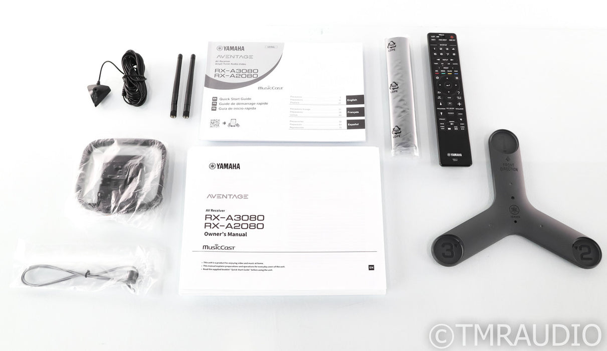 Yamaha RX-A2080 9.2 Channel Home Theater Receiver; RXA2080; 4K UHD; HDR; Remote