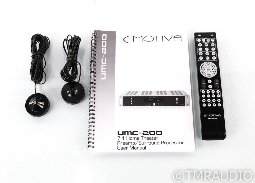 Emotiva UMC-200 7.1 Channel Home Theater Processor; UMC200; Remote