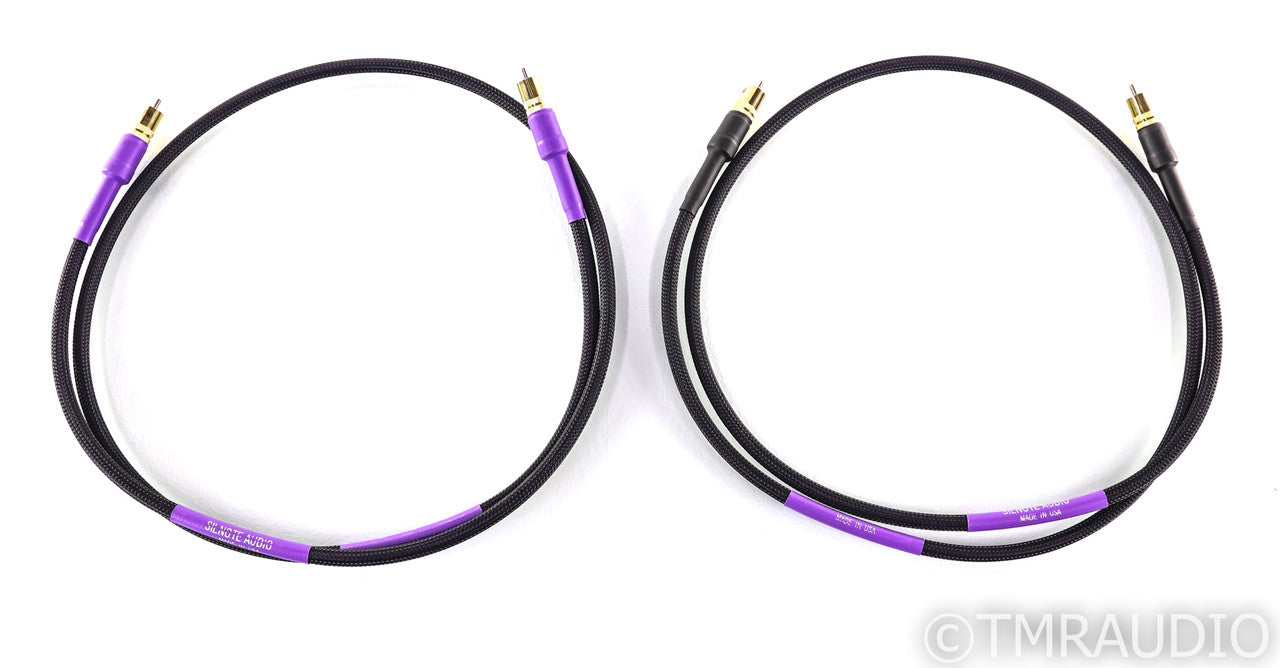 Silnote Audio Poseidon Signature RCA Cables; 1.5m Pair Interconnects