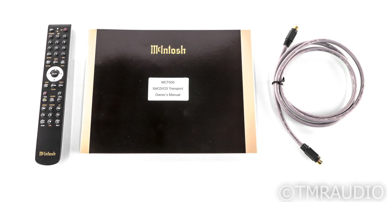 McIntosh MCT500 SACD / CD Transport; MCT-500; Remote