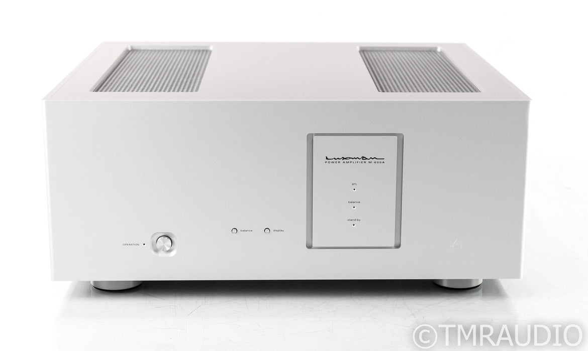Luxman M-600A Stereo Power Amplifier; M600A