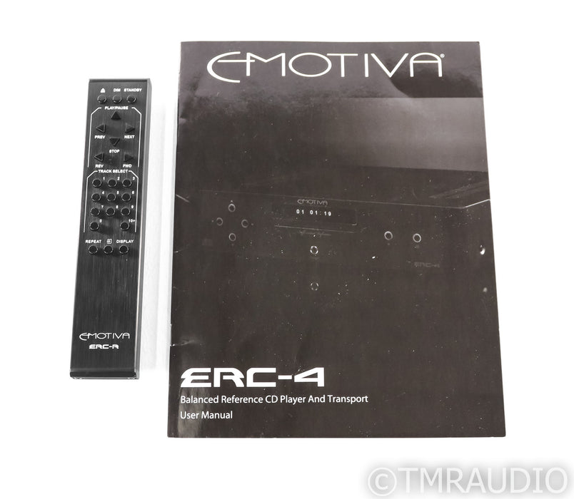 Emotiva ERC-4 CD Player; ERC4; Remote