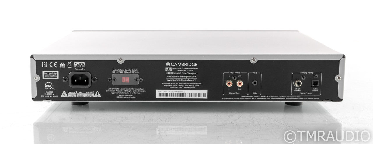 Cambridge Audio CXC CD Transport; Silver; Remote (Display not Functioning)