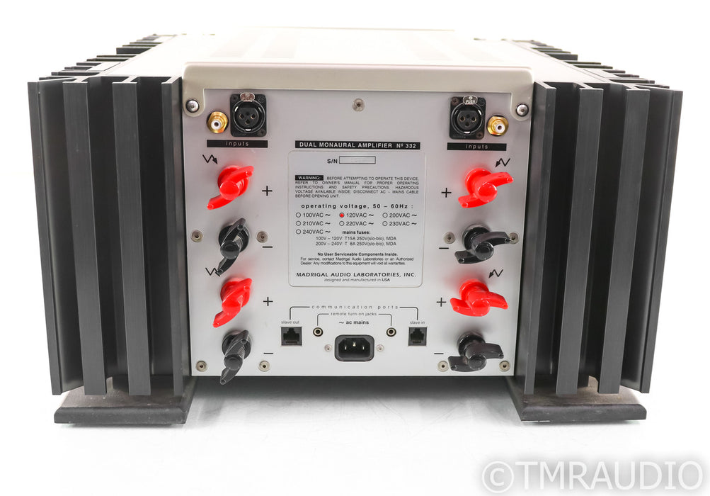 Mark Levinson No. 332 Dual Mono / Stereo Power Amplifier; No332