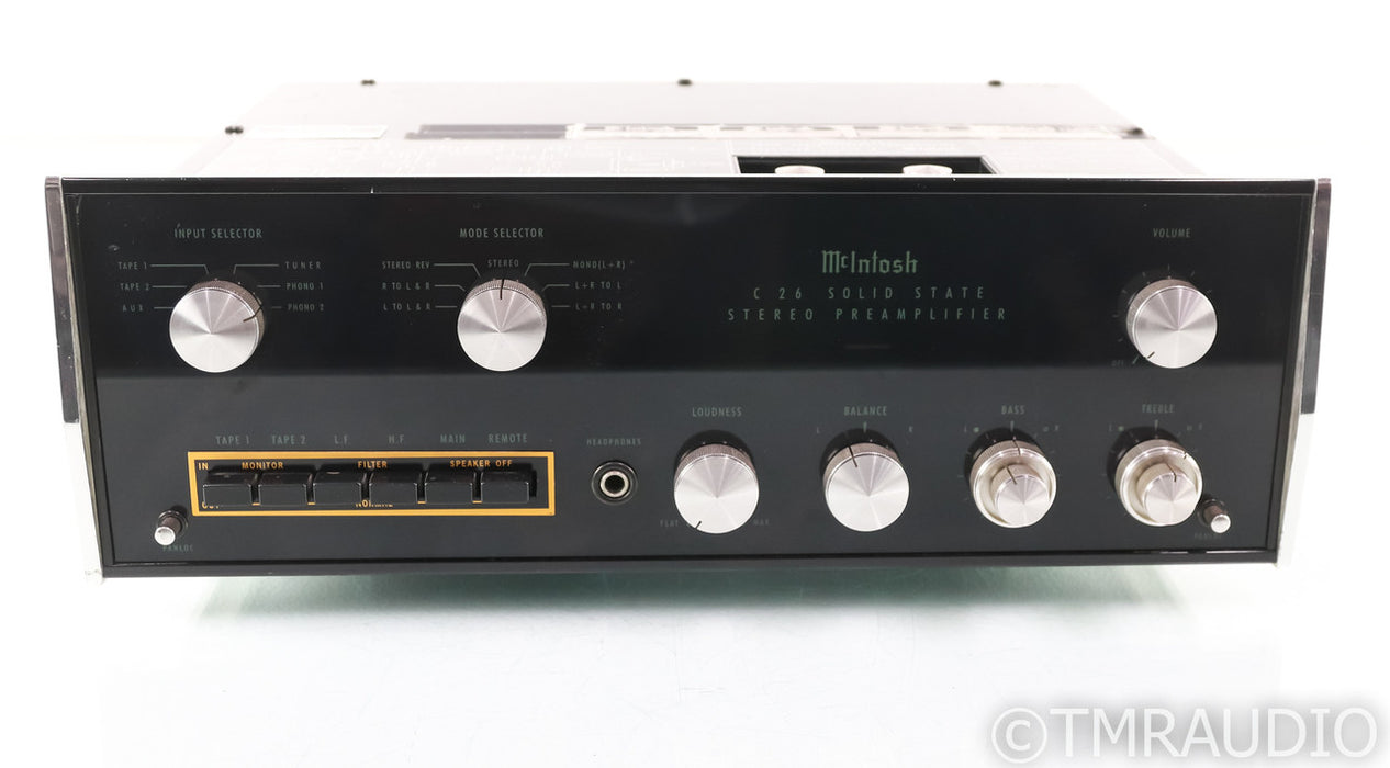 McIntosh C26 Vintage Stereo Preamplifier; C-26
