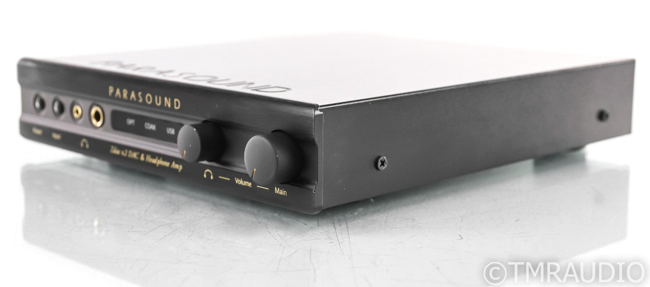 Parasound Zdac v.2 DAC / Headphone Amplifier; D/A Converter; Black
