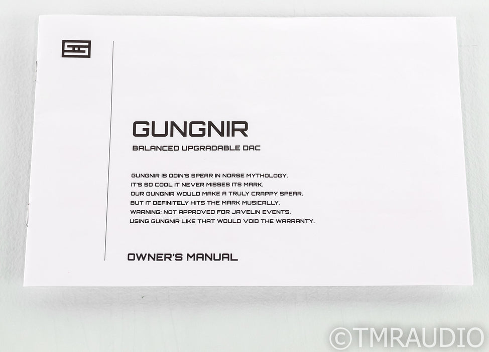Schiit Gungnir Multibit DAC w/ Unison USB; D/A Converter; Upgraded