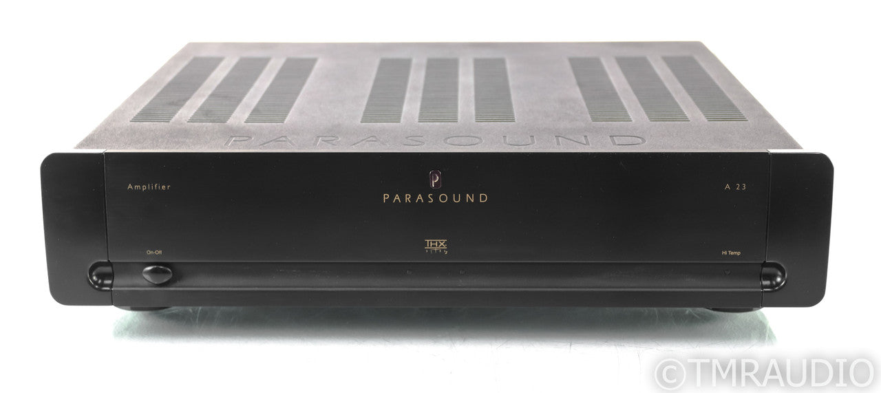 Parasound A 23 Stereo Power Amplifier; A23; Black