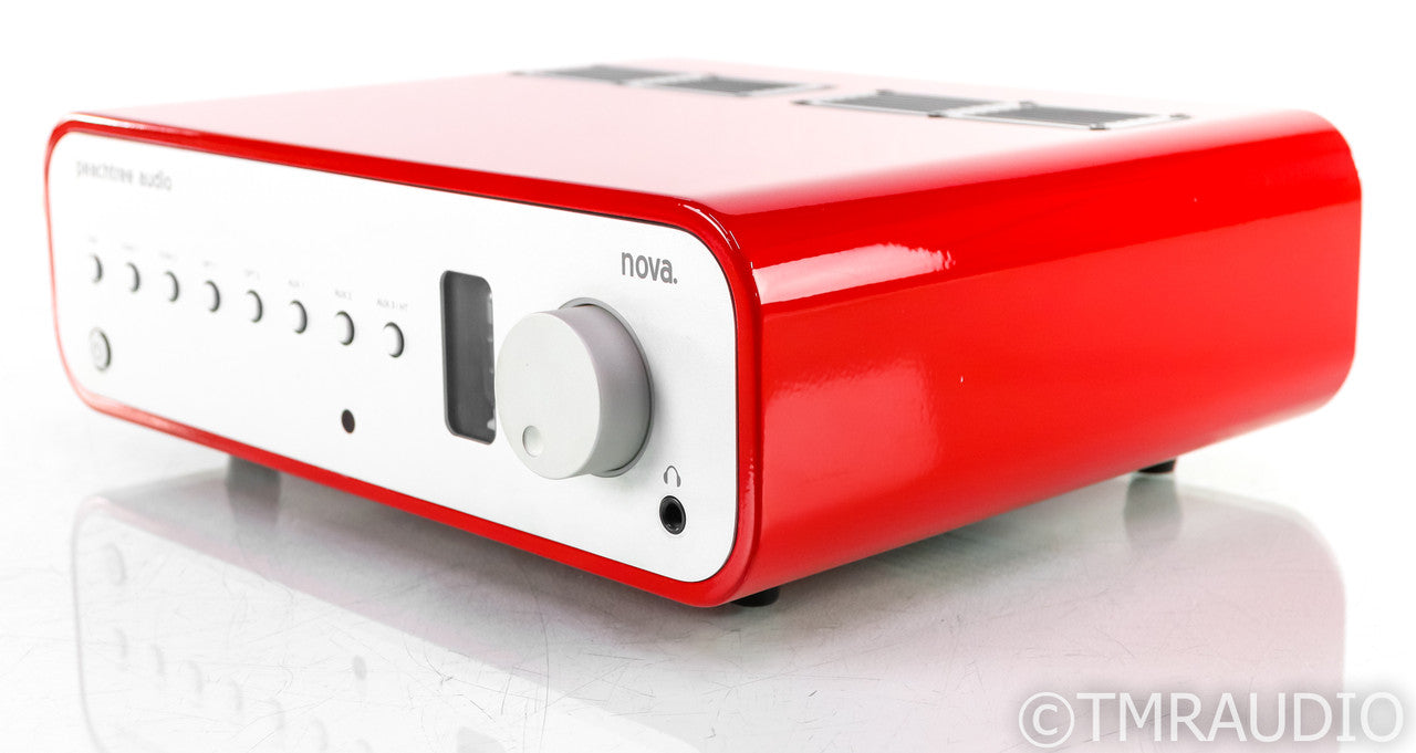 Peachtree Audio Nova Stereo Tube Hybrid Integrated Amplifier; Gloss Red; Remote