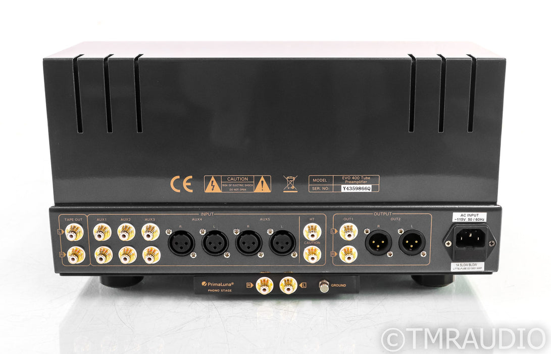 Primaluna Evo 400 Stereo Tube Preamplifier; Mint; Low Hours