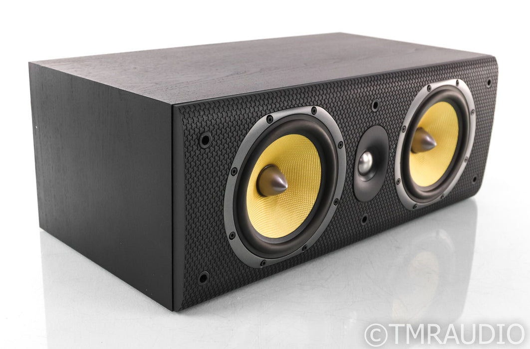 B&W LCR600 S3 Center Channel Speaker; Black Ash; LCR-600 Series 3
