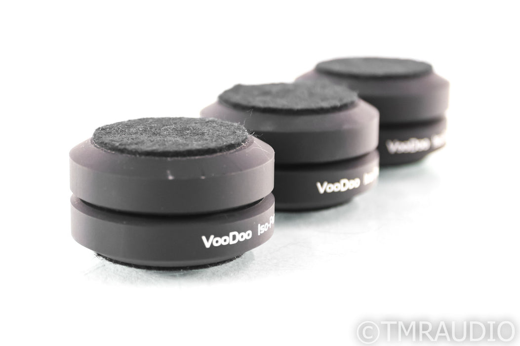 VooDoo Cable Iso-Pod Isolation Feet; Set of 3; Black