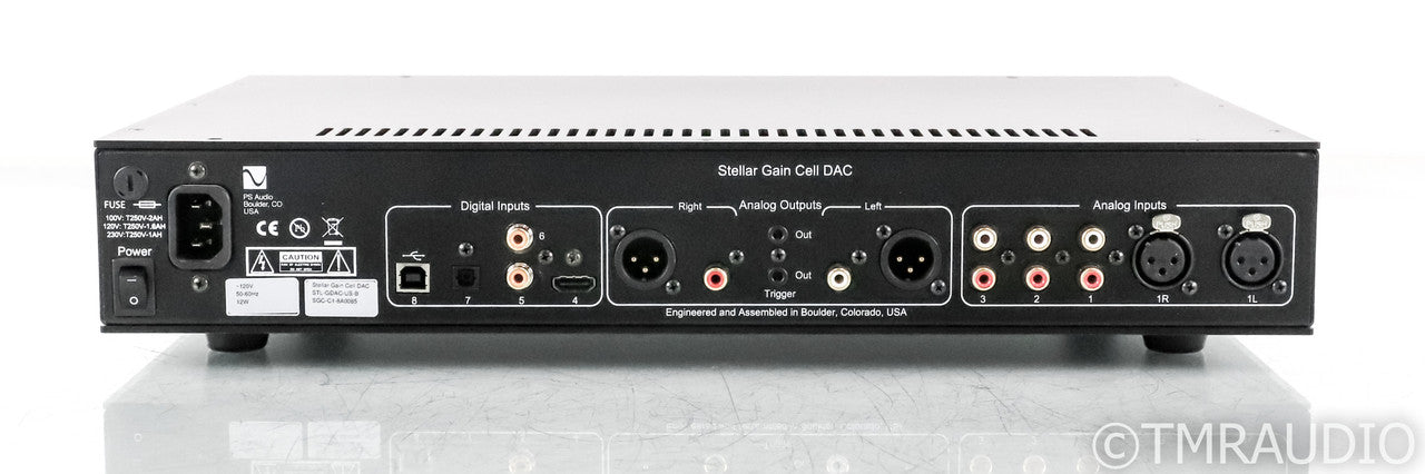 PS Audio Stellar Gain Cell DAC / Preamplifier; Black; Remote (Used); Black; Remote (Used)