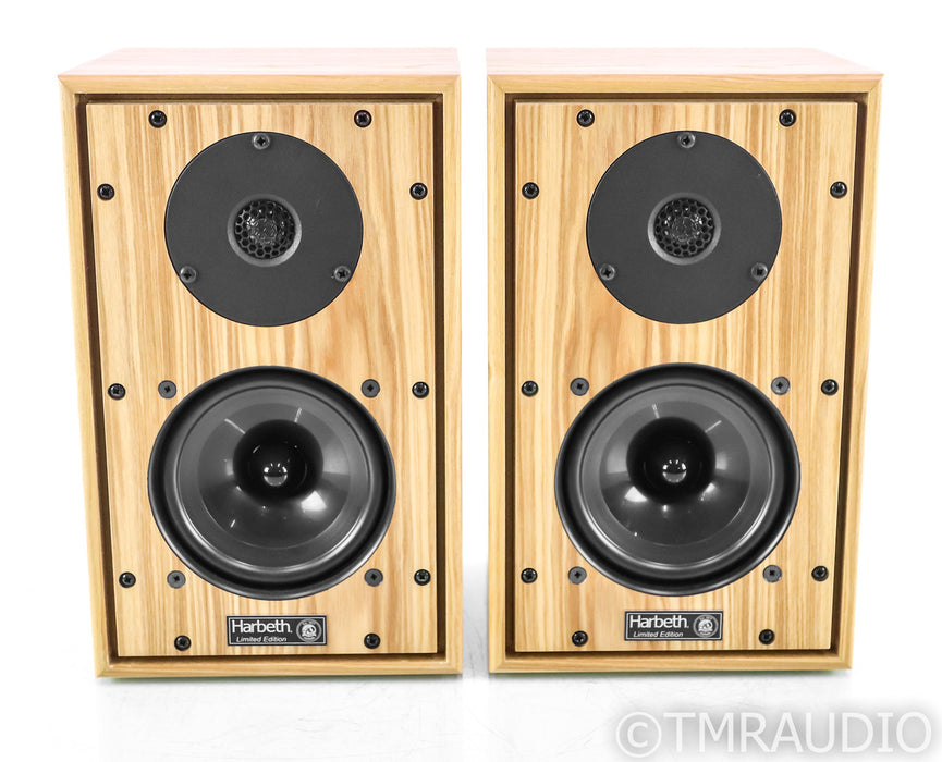 Harbeth P3ESR Anniversary Edition Bookshelf Speakers; Olive Pair; P3-ESR