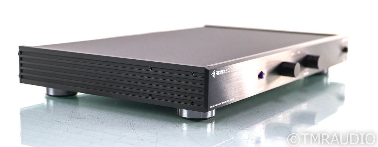 AQVOX Phono 2Ci MkII MM / MC Phono Preamplifier; Black; 2-Ci