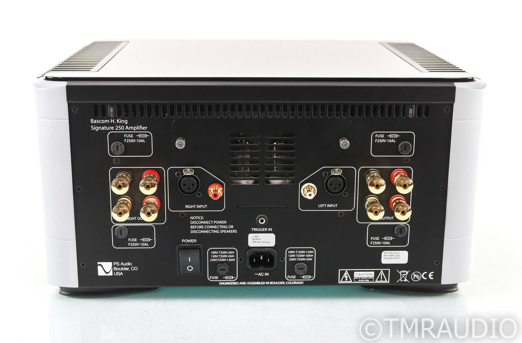 PS Audio BHK Signature 250 Tube Hybrid Power Amplifier; Silver; BHK-250 (Used)