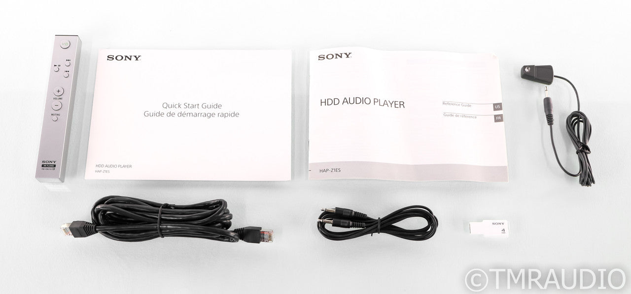 Sony HAP-Z1ES Network Server / Streamer; Silver; Remote; 1TB HDD