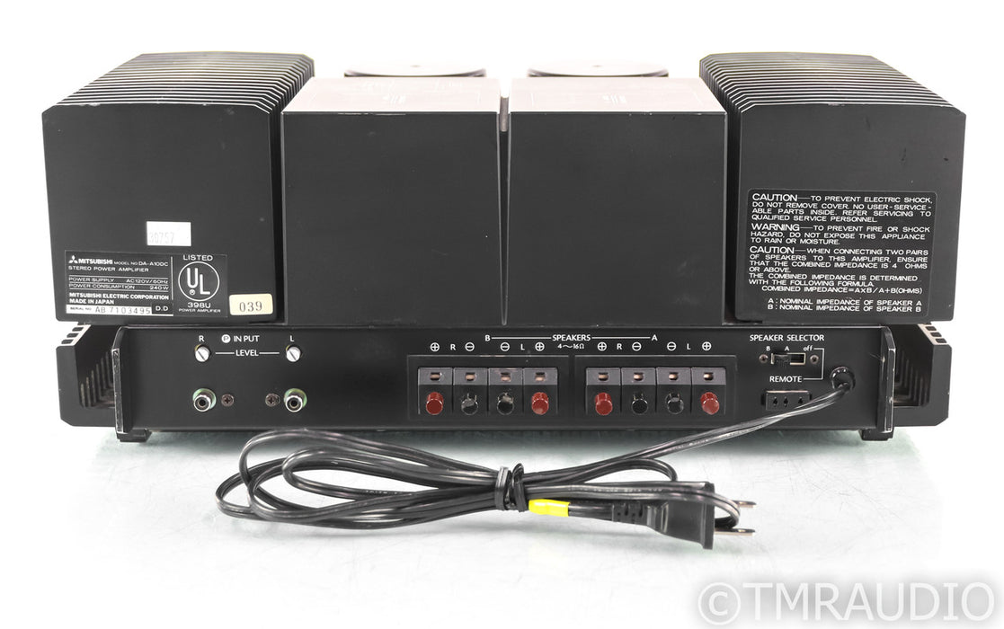 Mitsubishi DA-A10DC Vintage Stereo Power Amplifier; DAA10DC