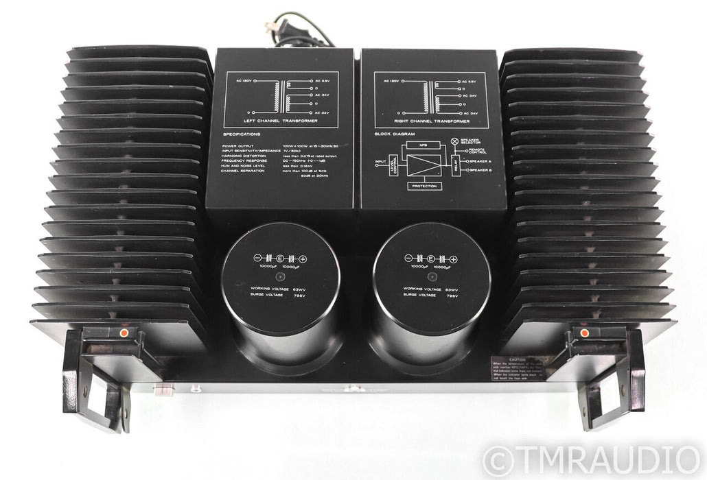 Mitsubishi DA-A10DC Vintage Stereo Power Amplifier; DAA10DC