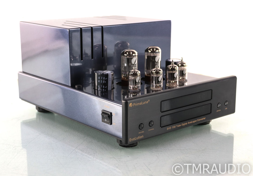 PrimaLuna EvoLution EVO 100 Tube DAC; D/A Converter; Remote (Low Hours)