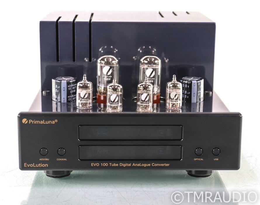 PrimaLuna EvoLution EVO 100 Tube DAC; D/A Converter; Remote (Low Hours)