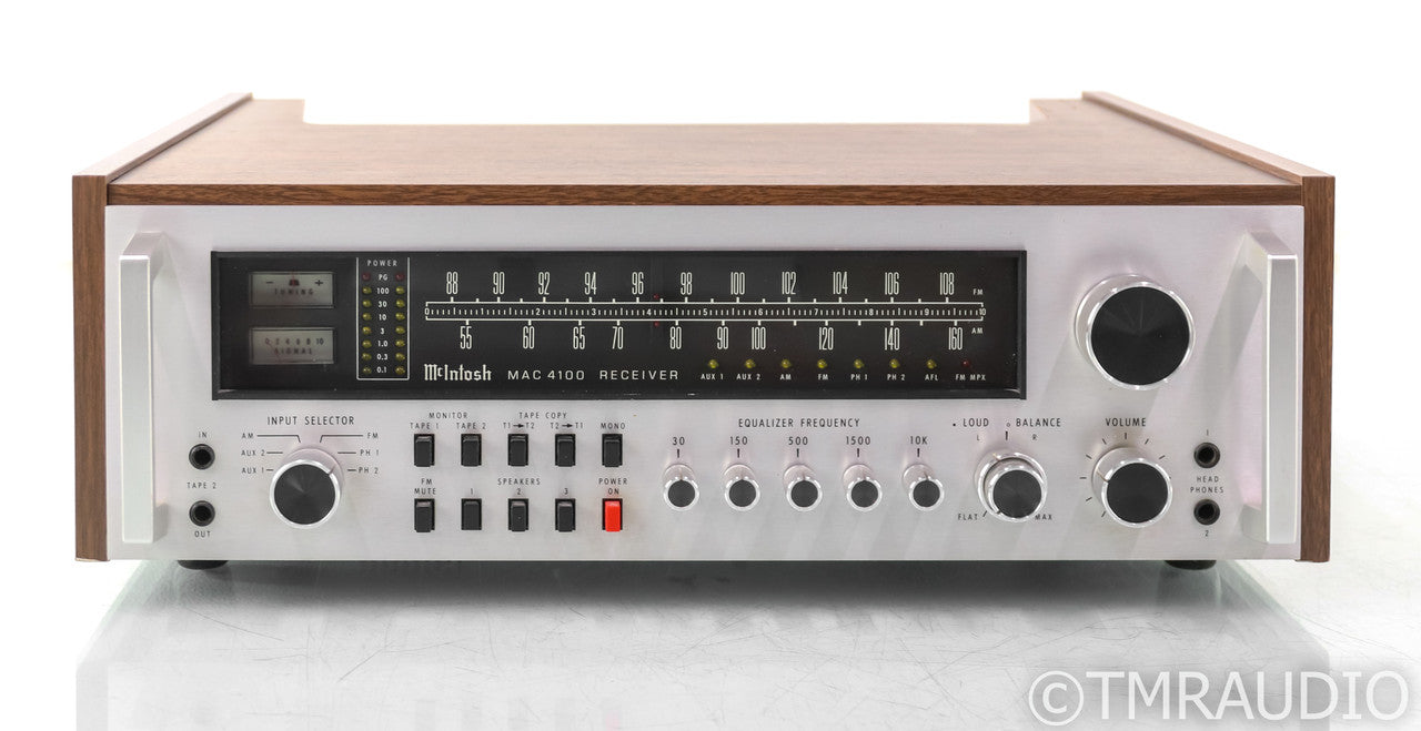 McIntosh MAC4100 Vintage Stereo AM / FM Receiver; MAC-4100; MM Phono