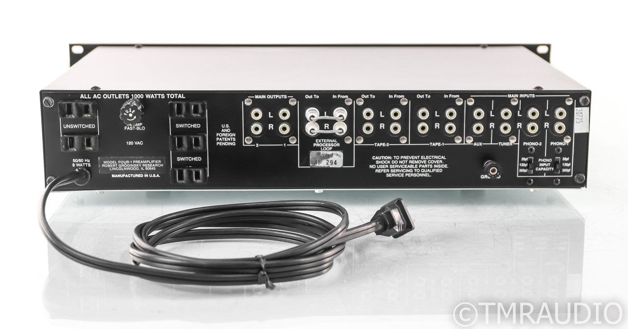 Robert Grodinsky Research Model 4 Vintage Stereo Preamplifier; RGR; Four-1