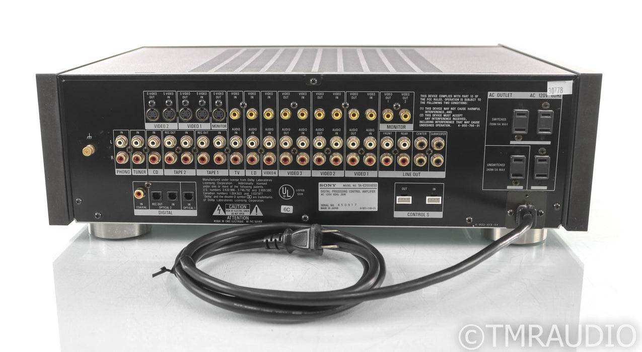 Sony TA-E2000ESD 5.2 Channel Preamplifier; DSP; D/A Converter; Remote