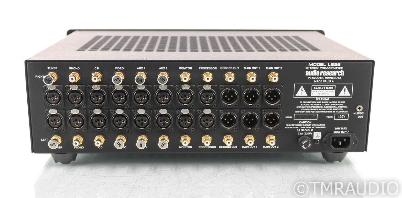 Audio Research LS26 Stereo Tube Hybrid Preamplifier; LS-26; Remote