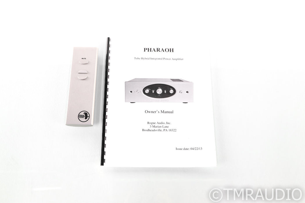 Rogue Audio Pharaoh Stereo Tube Hybrid Integrated Amplifier; Remote