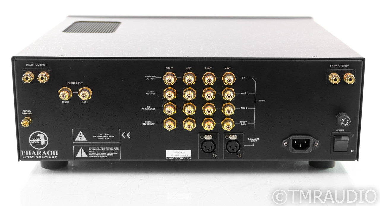 Rogue Audio Pharaoh Stereo Tube Hybrid Integrated Amplifier; Remote