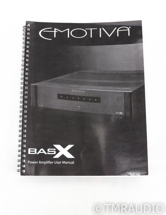 Emotiva BasX A-300 Stereo Power Amplifier; A300 (1/0)