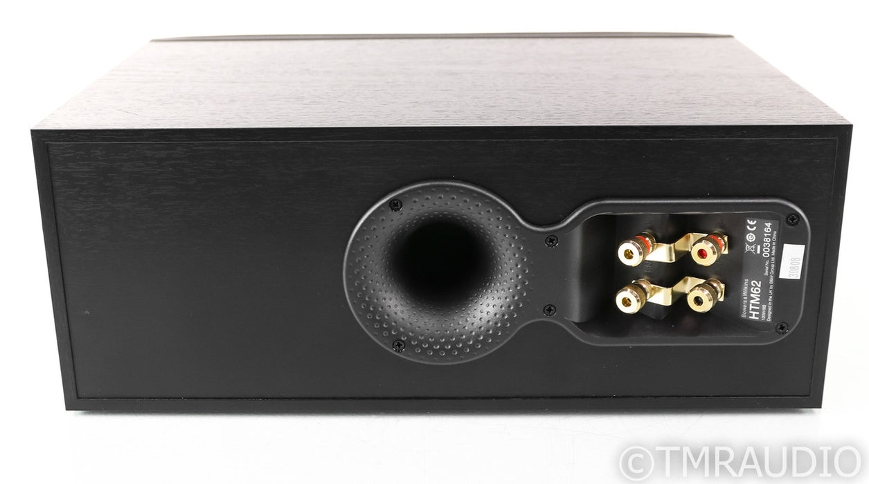 B&W HTM62 Center Channel Speaker; Black Ash; HTM-62