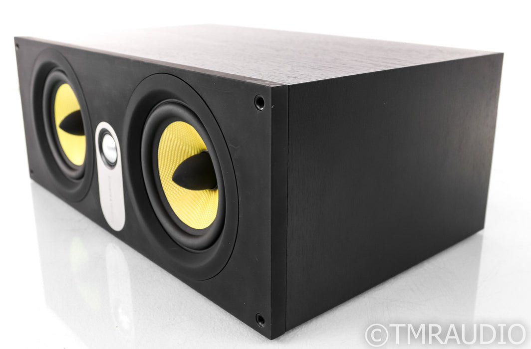 B&W HTM62 Center Channel Speaker; Black Ash; HTM-62