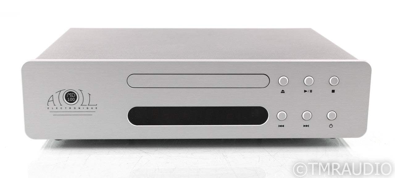 Atoll MD100 Mini CD Player; MD 100; Silver; Remote