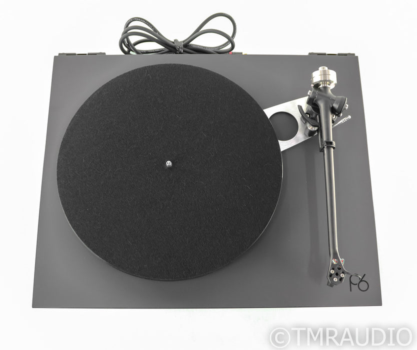 Rega Planar 6 Turntable; PL6; Black; Ania Pro MC Cart (Open Box w/ Warranty)